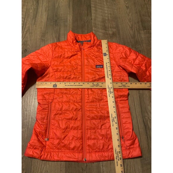 Patagonia Orange Nano Puff Women’s Jacket Quilted Primaloft Size M - Picture 7 of 9
